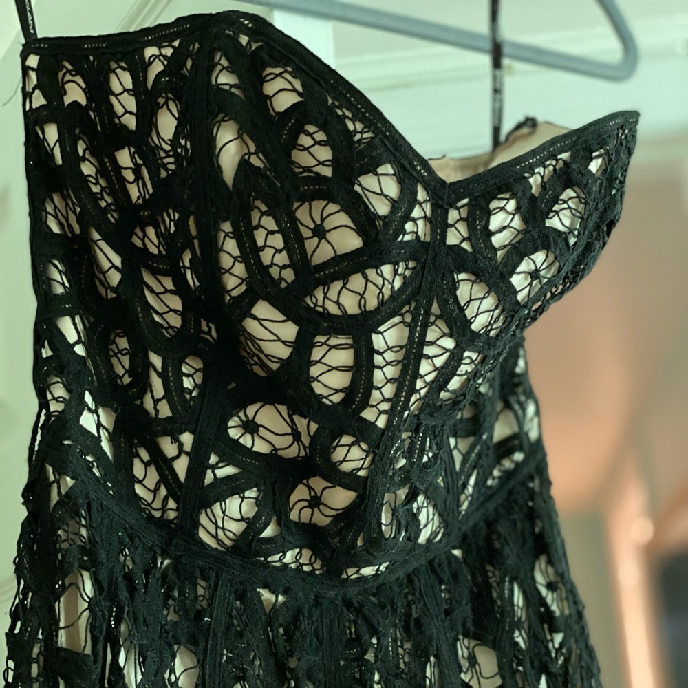Betsey Johnson black lace dress